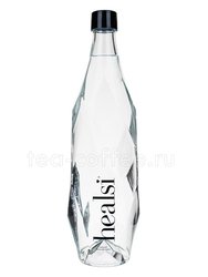 Вода Healsi Glass минеральная негазированная, стекло 0,85 л (Черная крышка)