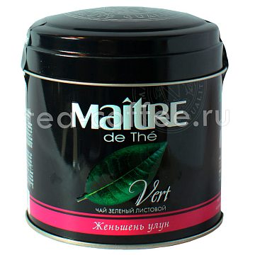 Чай Maitre женшеневый Улун 150 гр ж.б.