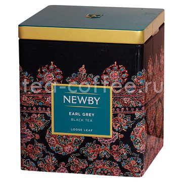 Чай Newby Earl Grey черный 125 гр в ж.б.