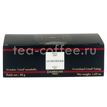 Чай Dammann Зеленый китайский Ганпаудер в пакетиках 24 шт
