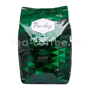 Кофе Paulig Presidentti Original в зёрнах 1 кг