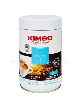 Кофе Kimbo молотый Decaffeinato 250 гр ж.б.