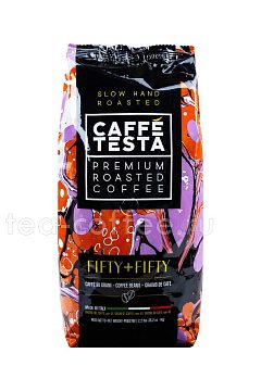 Кофе Caffe Testa Fifty+Fifty в зернах 1 кг