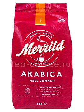 Кофе Merrild Arabica в зернах 1 кг