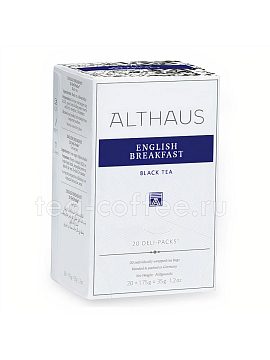 Чай Althaus English Breakfast St. Andrews черный в пакетиках 20 шт