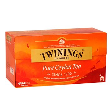 Чай Twinings Pure Ceylon черный в пакетиках 25 шт