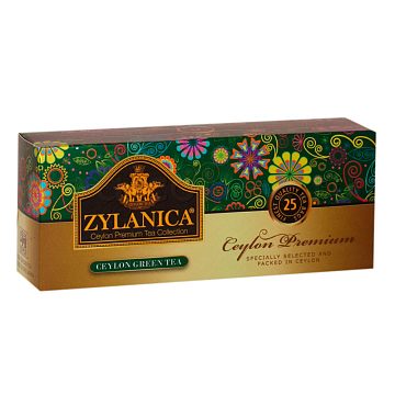 Чай Zylanica Ceylon Premium Green Tea 25 пакетиков