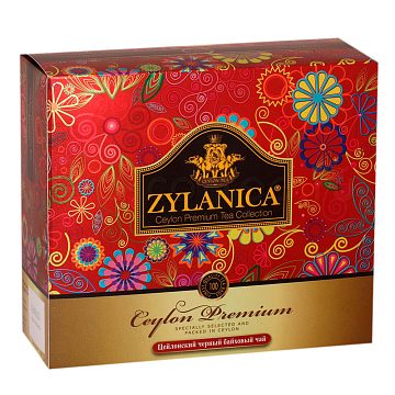 Чай Zylanica Сeylon Premium черный в пакетиках 100 шт