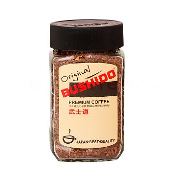 Кофе Bushido растворимый Original 95 гр (ст.б.)
