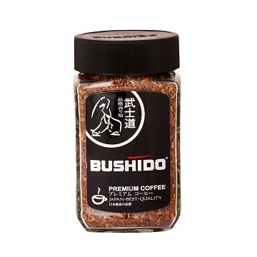 Кофе Bushido растворимый Black Katana 95 гр (ст.б.)