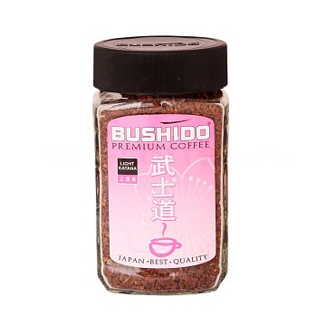 Кофе Bushido растворимый Light Katana 95 гр (ст.б.)