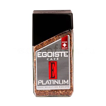 Кофе Egoiste растворимый Platinum 100 гр (ст.б.)