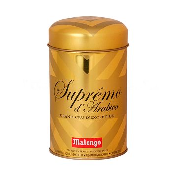 Кофе Malongo молотый Супремо Арабика 250 гр (ж.б.)