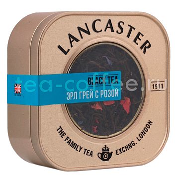 Чай Lancaster Эрл Грей с Розой черный 75 гр в ж.б.