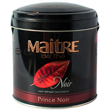 Чай Maitre Prince Noir черный 150 гр в ж.б.