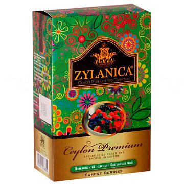 Чай Zylanica Ceylon Premium Лесные ягоды зеленый 100 гр