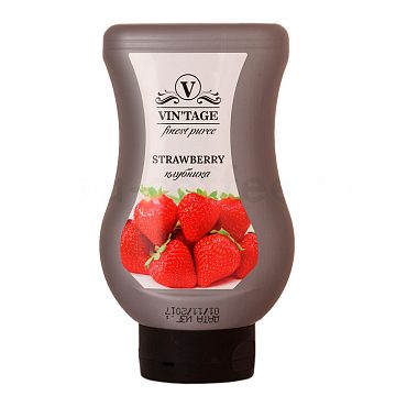Фруктовое пюре Vintage Клубника 650 гр