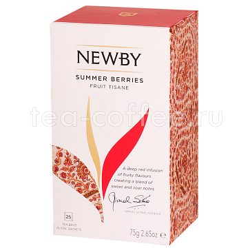 Чай Newby Летние Ягоды фруктовый в пакетиках 25 шт