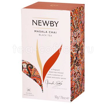 Чай Newby Masala Chai черный в пакетиках 25 шт