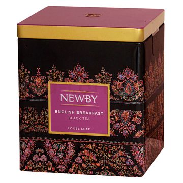 Чай Newby English Breakfast черный 125 гр ж.б.