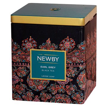 Чай Newby Earl Grey черный 125 гр в ж.б.