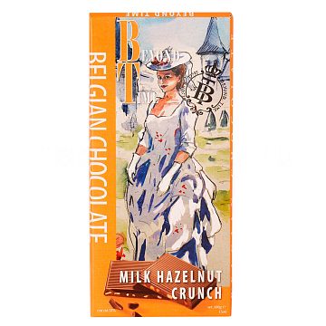 Шоколад Belgian Beyond time молочный шоколад с дробленым фундуком 100 гр