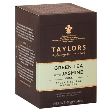 Чай Taylors of Harrogate зеленый с жасмином в пакетиках 20 шт