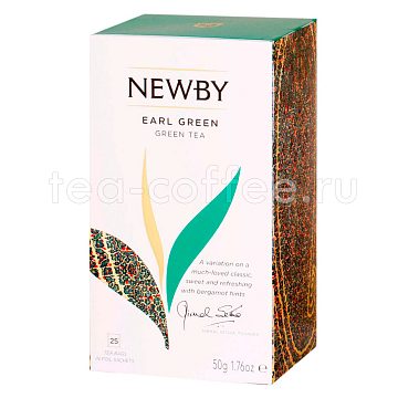 Чай Newby Earl Green зеленый в пакетиках 25 шт