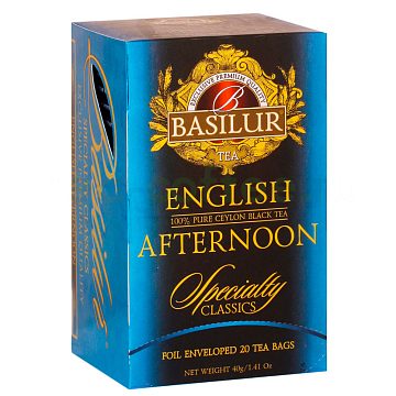 Чай Basilur Избранная классика Englsih Afternoon черный FBOP в пакетиках 20 шт