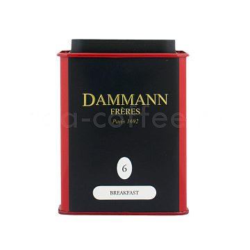 Чай Dammann Завтрак черный 100 гр ж.б.