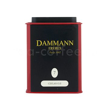 Чай Dammann Цейлон 100 гр ж.б.