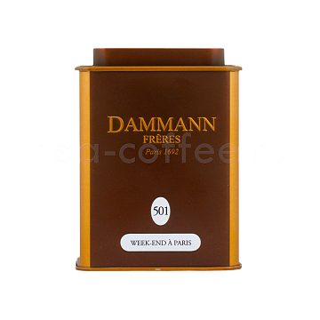 Чай Dammann Викенд в Париже Улун 100 гр в ж.б.