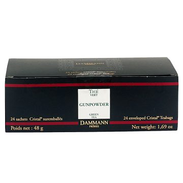 Чай Dammann Зеленый китайский Ганпаудер в пакетиках 24 шт