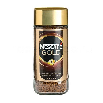 Кофе Nescafe Gold растворимый 95 гр ст.б.
