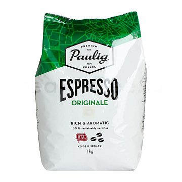 Кофе Paulig Espresso Originale в зёрнах 1 кг