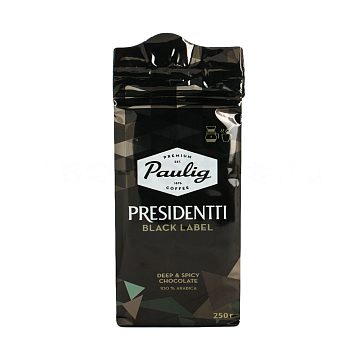 Кофе Paulig Presidentti Black Label молотый 250 гр