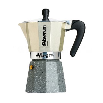 Гейзерная кофеварка Bialetti Aeternum Allegra Petra Rouge Platino 6 порции 240 мл 5683