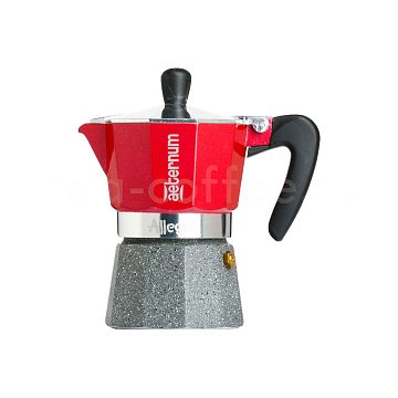 Гейзерная кофеварка Bialetti Aeternum Allegra Petra Rouge 3 порции 120 мл 5692
