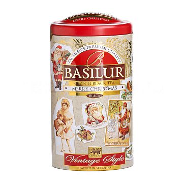 Чай Basilur Винтаж Счастливое Рождество черный байховый 100 гр ж.б.