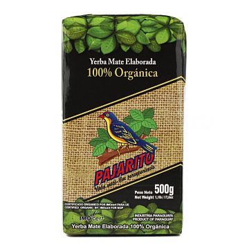 Фитонапиток Pajarito Yerba Mate Elaborada 100% Organica 500 гр