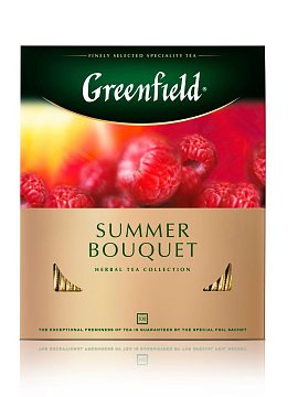 Чай Greenfield Summer Bouquet травяной в пакетиках 100 шт