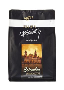 Кофе Блюз в зернах Colombia Maragogype 200 гр