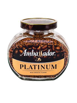 Кофе Ambassador Растворимый Platinum 95 гр (ст.б.)