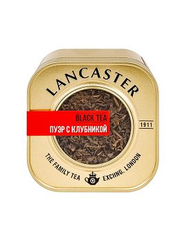Чай Lancaster Пуэр с клубникой 75 гр ж.б.