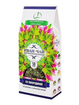Северный чай Иван-Чай листовой ферментированный со смородиной 50 гр