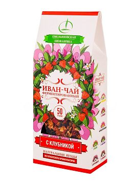 Емельяновский Иван-чай с клубникой 50 гр