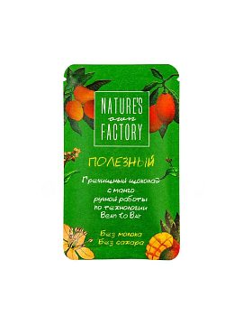 Nature`s own Factory Гречишный шоколад с манго 20 гр (ручная работа)