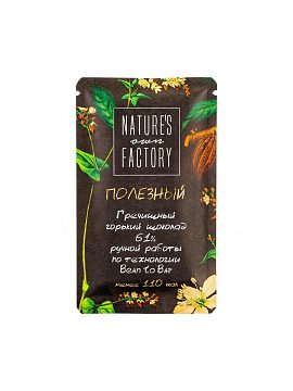 Nature`s own Factory Гречишный шоколад горький 61% 20 гр