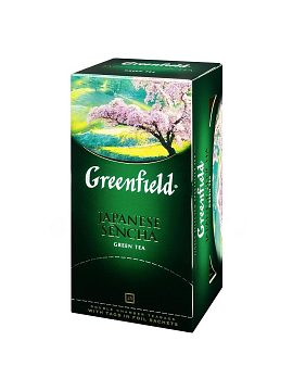 Чай Greenfield Japanese Sencha зеленый в пакетиках в саше 25 шт