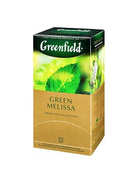 Чай Greenfield Green Melissa зеленый в пакетиках 25 шт